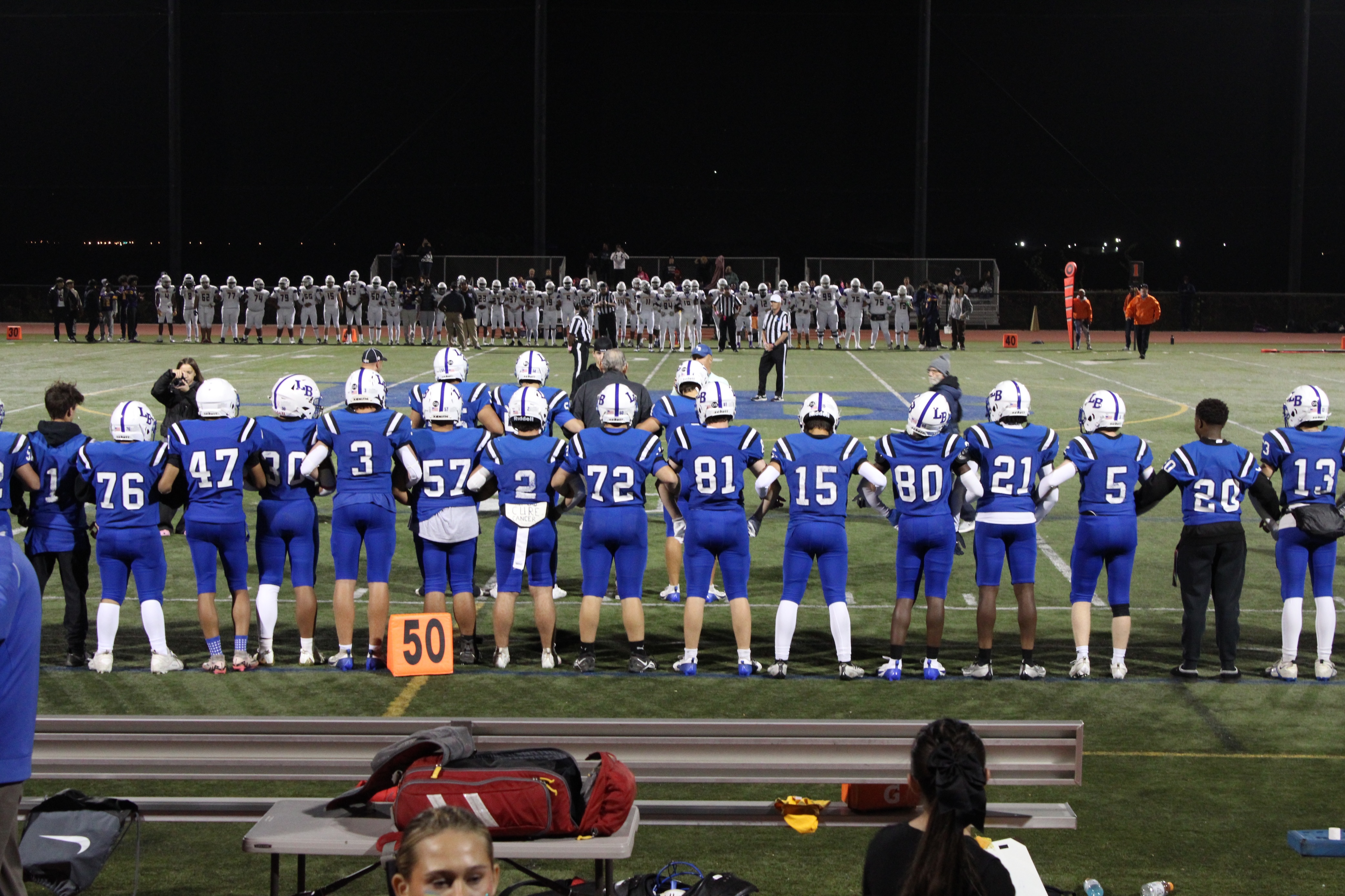 Long Beach Marines Verse Sewanhaka Ravens at Their Homecoming Game!